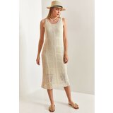 Bianco Lucci women's patterned knitted knitted dress Cene