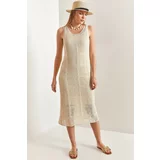 Bianco Lucci Women's Patterned Knitted Knitted Dress