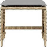 Vrtni taburei s jastucima 4 kom 41x41x36 cm od poliratana | Eponuda.com
