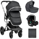 Kikka Boo kolica irene premium 3in1 set sa i-size auto sedištem i tvrdom korpom dark grey Cene