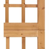 vidaXL Sobna pregrada / rešetka s 5 panela od jelovine 201,5 x 180 cm | shoptok.hr