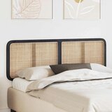 Uzglavlje s uzglavljem Crna 160 x 55 x 3 cm Ratan | shoptok.hr