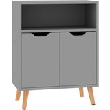 Maison Chic Komoda - Predalnik siva 60x30x72 cm inženirski les, (21715550) Cene