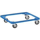  Pomičen okvir za mrežast zaboj za zlaganje, nebesno modra, DxŠ 480 x 380 mm | Shoptok.si