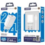 Jellico adapter EU01 12W 2,4A USB A s kablom Tyoe C - (EU Blister) bel | Shoptok.si