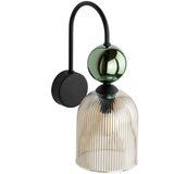  Zidna lampa SOPHIA 1xE14/10W/230V crna/zelena/zadimljeno bež | Eponuda.com