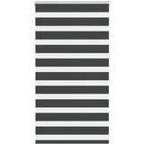 vidaXL Zavjesa zebra crna 80x150 cm širina tkanine 75,9 cm poliester Cijene