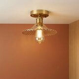  Stropni luster TRISH 1xE27/15W/230V zlatna/dimljeno bež | Eponuda.com