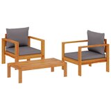  3-dijelna set vrtnih sofa s jastucima masivno bagremovo drvo | shoptok.hr