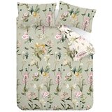 RHS Svetlo zelena bombažna podaljšana posteljnina za zakonsko posteljo 230x220 cm Exotic Floral – | Shoptok.si