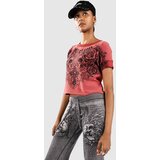 Affliction Forgotten Crop T-shirt red | Shoptok.si