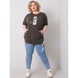 RELEVANCE Blouse-RV-BZ-6485.89-dark khaki | Shoptok.si