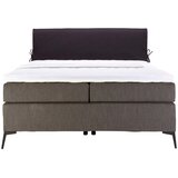Hom`in POSTELJA BOXSPRING 120 cm x 200 cm , tekstil antracit, črna | Shoptok.si