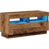 TV ormarić LED boja staro drvo 80x35x40 cm konstruirano drvo | Eponuda.com