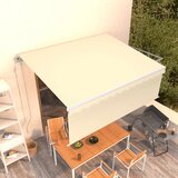  Automatska tenda na uvlačenje s roletom 4 x 3 m krem | shoptok.hr