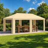 Gazebo Pokrivač 6 x 3 m Krem Poliester 190 gsm | Eponuda.ba