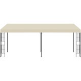  Zidna sjenica 3 x 6 m krem od tkanine | shoptok.hr