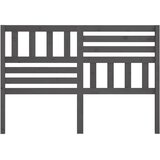 Uzglavlje za krevet sivo 146 x 4 x 100 cm od masivne borovine | shoptok.hr