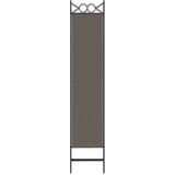 Sobna pregrada s 4 panela antracit 160 x 200 cm od tkanine | shoptok.hr