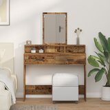 vidaXL Staro drvo Čvrsto drvo 100 x 41 x 140 cm Ogledalo Toaletni stol Cijene