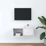 vidaXL TV omarica bela 60x31x25,5 cm inženirski les | Shoptok.si