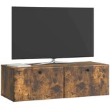 TV Omarica za TV, ki jo lahko montiraš na steno Dimljen hrast, (5000220660) | Shoptok.si