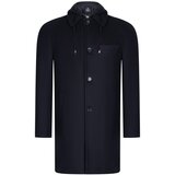 Dewberry PLT8335 MEN'S COAT-LIGHT DIAGONAL BLACK Cene