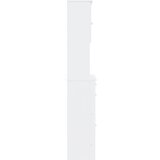  Visoka komoda ALTA bijela 77 x 35 x 188 cm od masivne borovine | Eponuda.com