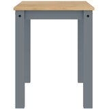  Blagovaonski stol PANAMA sivi 112x60x75 cm od masivne borovine | shoptok.hr