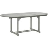  Vrtni stol sivi 200 x 100 x 75 cm od masivnog bagremovog drva | shoptok.hr