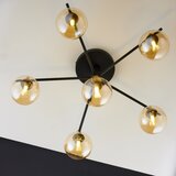 Jupiter 2033 - plafonska visilica figaro 6xG9/10W/230V crna/zlatna/bež | Eponuda.com