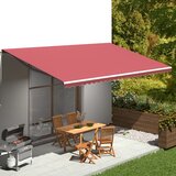vidaXL Nadomestno blago za tendo bordo rdeče 6x3,5 m Cene