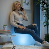  Pack Napihljiv fotelj z večbarvno LED lučko in Napihljiv sedež z večbarvnimi LED diodami in daljinskim upravljalnikom InnovaGood | Shoptok.si