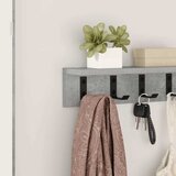  Vješalica za kapute na zidu Betonski sivi 40 x 10,5 x 10,5 cm | Eponuda.ba