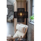 Markslöjd Črna viseča svetilka s senčilom iz jute ø 40 cm Soga – | Shoptok.si