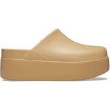 Crocs Natikače Dylan Platform Clog za žene, boja: bež, s platformom, 209869 | shoptok.hr