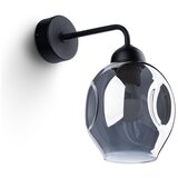 Sollux Črna stenska svetilka ø 25 cm Garten – | Shoptok.si