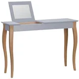 sivi toaletni stolić sa zrcalom Dressing Table, dužine 105 cm