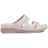 Shelvt Comfortable gray women's flip-flops | shoptok.hr