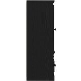  Visoki ormar Crna hrastovina 132x35 5x103 5 cm Konstruirano drvo | shoptok.hr
