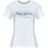 PepeJeans Majice s kratkimi rokavi BERO Bela Cene