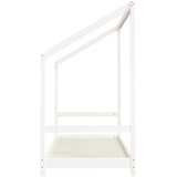  Okvir za dječji krevet bijeli 80 x 200 cm od masivne borovine | Eponuda.com