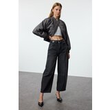 Trendyol Anthracite More Sustainable High Waist Barrel Baggy Jeans