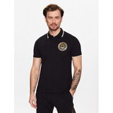 Just Cavalli Polo majica 74OBGF03 Črna Regular Fit | Shoptok.si