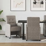 vidaXL Trpezarijske stolice 2 pcs Siva 57 x 67 x 98 cm Umjetna koža Cijene