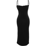 Trendyol Black Collar Knitted Dress | shoptok.hr