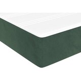  Madrac s oprugama srednje tvrdoće tamnozeleni 90x220x20 cm baršunasti | shoptok.hr