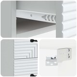  Noćni ormarić za montažu na zid 2 pcs Bijela 34 5 x 33 x 40 cm | shoptok.hr