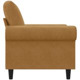  Fotelja smeđa 60 cm baršunasta | shoptok.hr