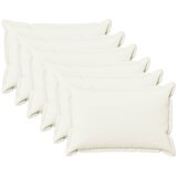 Presvlaka za jastuk 6 pcs HOUTEN Bijela 50 x 75 cm Umjetni lan | shoptok.hr